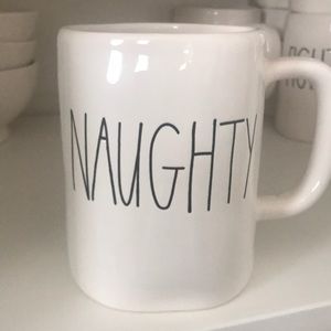 Rae Dunn NAUGHTY mug